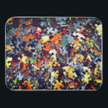 pieces jigsaw puzzle<br><div class="desc">Jigsaw puzzles were originally created by painting a picture on a flat, rectangular piece of wood, and then cutting that picture into small pieces. Despite it being called a jigsaw, a jigsaw was never actually used to cut it. John Spilsbury, a London cartographer and engraver, is credited with commercializing jigsaw...</div>