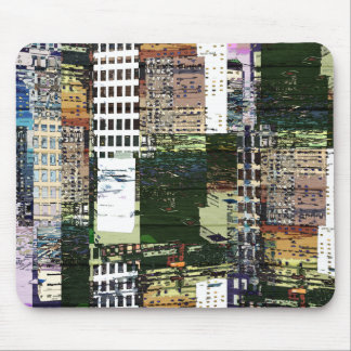 Pieces of A City Mouse Pad