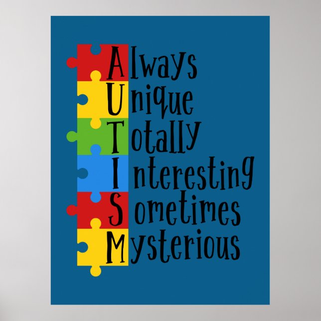 Pieces of Autism  Poster (Front)