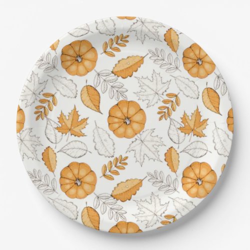 Pieces Of Autumn Thanksgiving Paper Plates