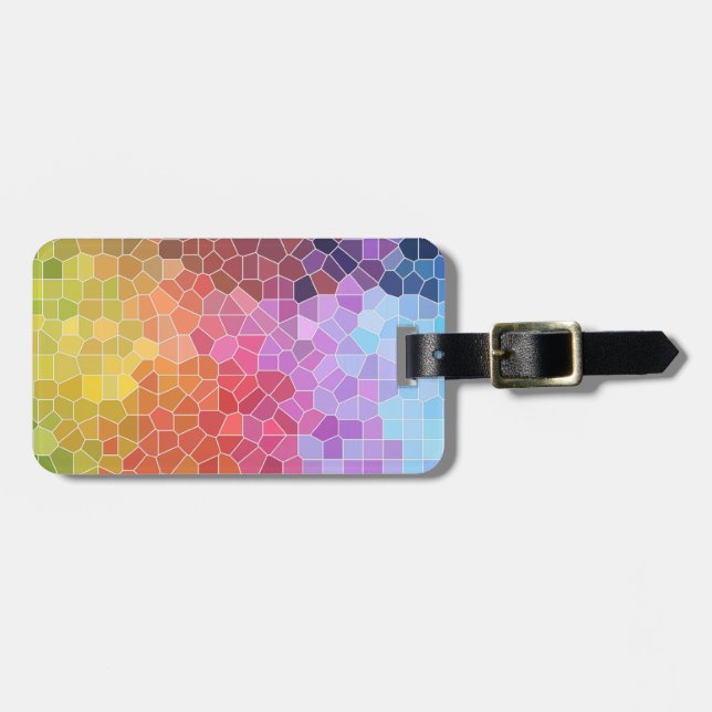 Pieces of Colour Personalized Luggage Tag (Front Horizontal)