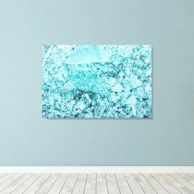 pieces of mental integration canvas print (Insitu(Wood Floor))