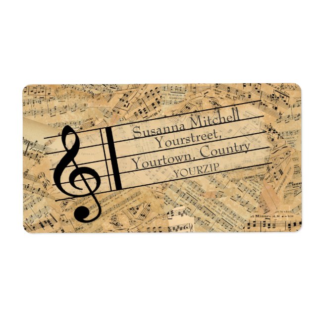 Pieces of Vintage Music ID389 Label (Front)