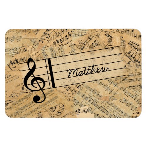 Pieces of Vintage Music ID389 Magnet