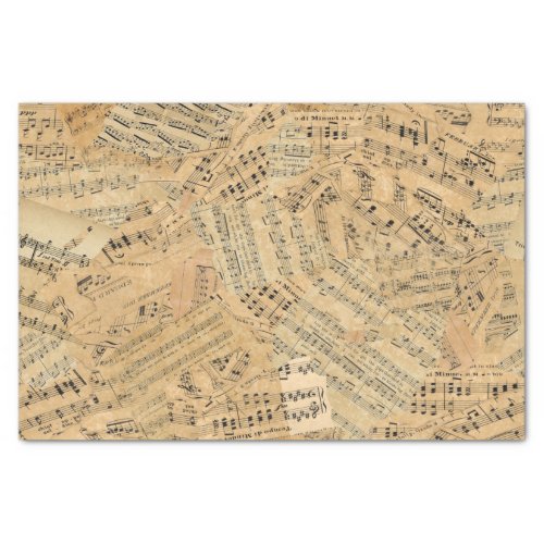 Pieces of Vintage Music ID389 Tissue Paper