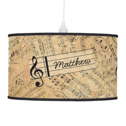 Pieces of Vintage Music IDE389 Ceiling Lamp