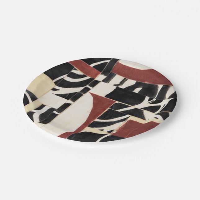 Pieces & Parts I Paper Plates (Angled)