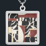 Pieces & Parts I Silver Plated Necklace<br><div class="desc">Patterns</div>