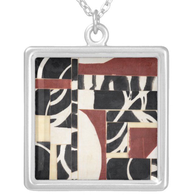 Pieces & Parts I Silver Plated Necklace (Front)