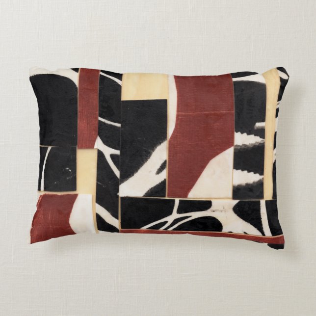 Pieces & Parts II Decorative Pillow (Back)