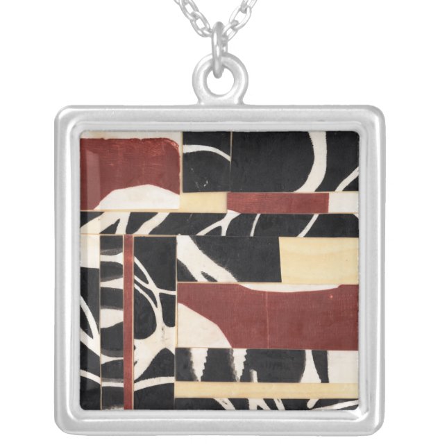 Pieces & Parts II Silver Plated Necklace (Front)