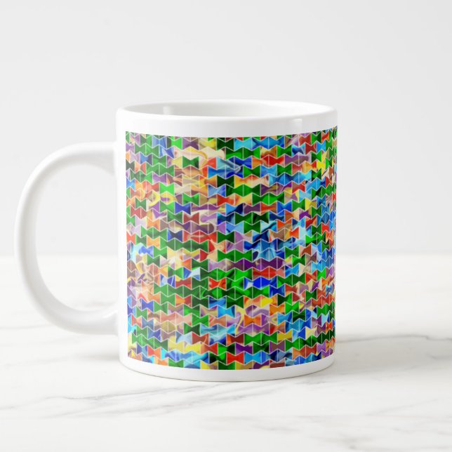 Piecewise Bowties Swirl 20oz Mug (Left)
