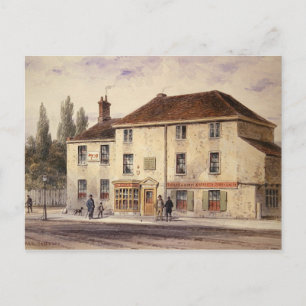 Pied Bull Public House, 1848 Postcard