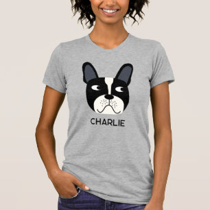 Pied French Bulldog Personalized T-Shirt