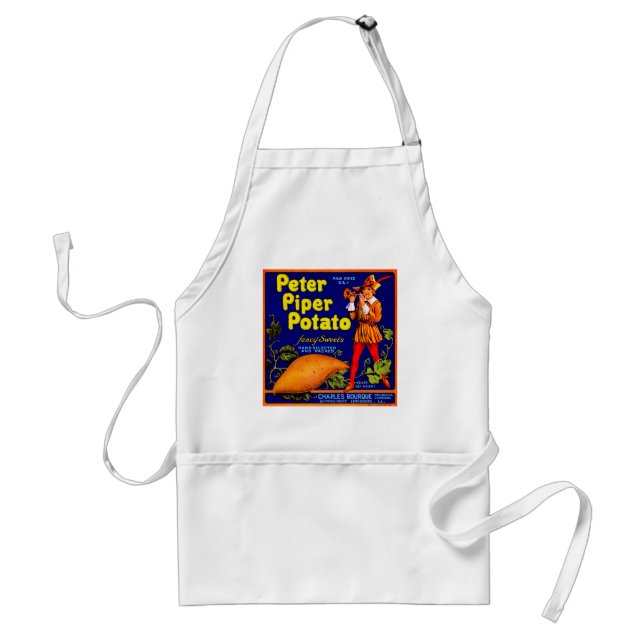 Pied Piper Potato Adult Apron (Front)