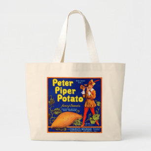 Pied Piper Potato Large Tote Bag