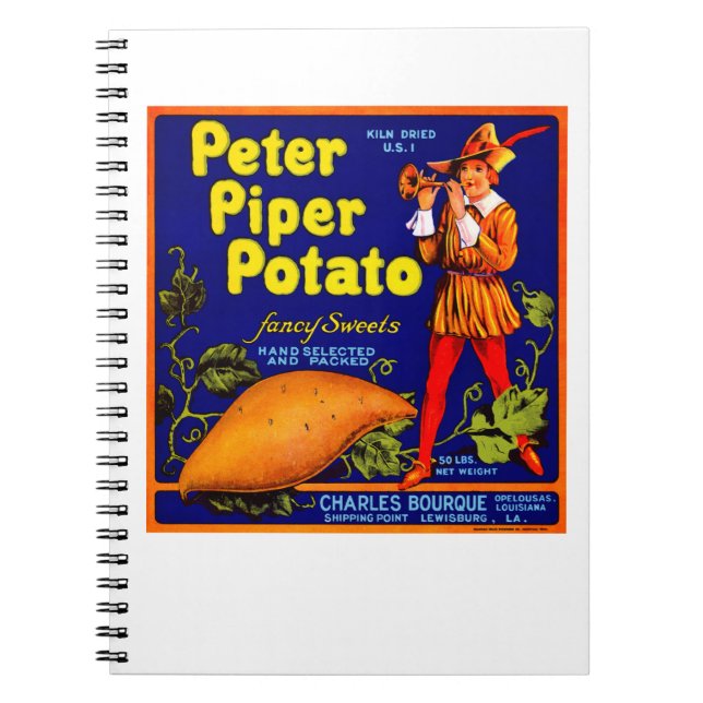 Pied Piper Potato Notebook (Front)