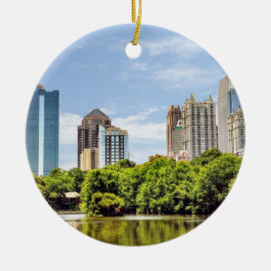 Piedmont Park, Piedmont Park Atlanta,Piedmont Park Ceramic Ornament