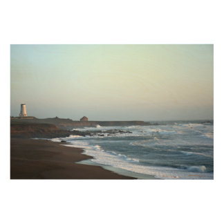 Piedras Blancas Lighthouse Wood Wall Art