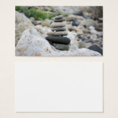 Piedras zen en la playa de Almería (Front & Back)