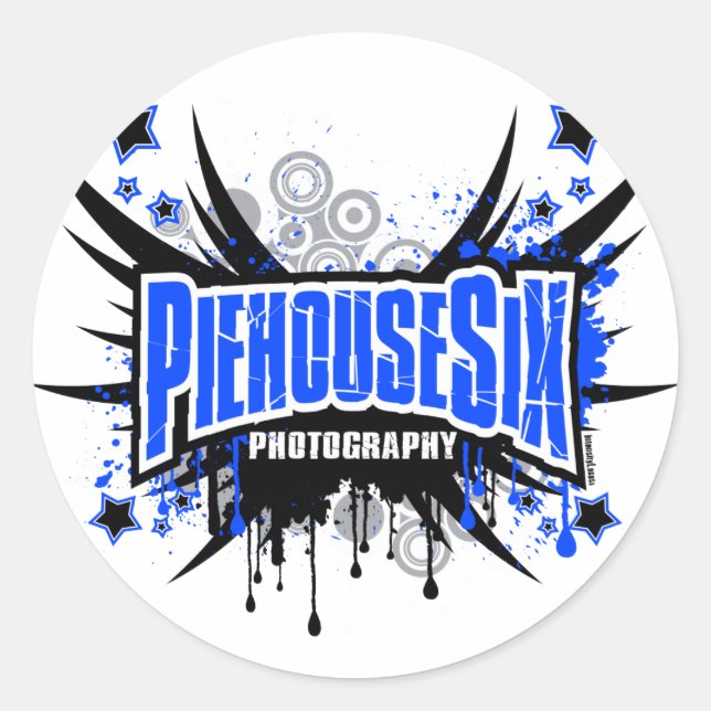 Piehouse Six Photography Sticker (Front)