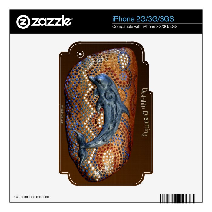 Piel rústica aborigen australiana del dispositivo  iPhone 3 skin de