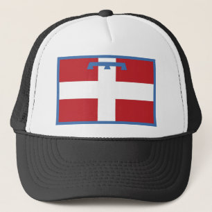 piemonte region flag italy country county trucker hat
