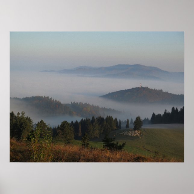 Pieniny autumn poster (Front)
