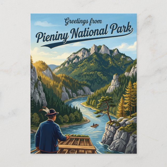 Pieniny National Park Poland Postcard (Front)