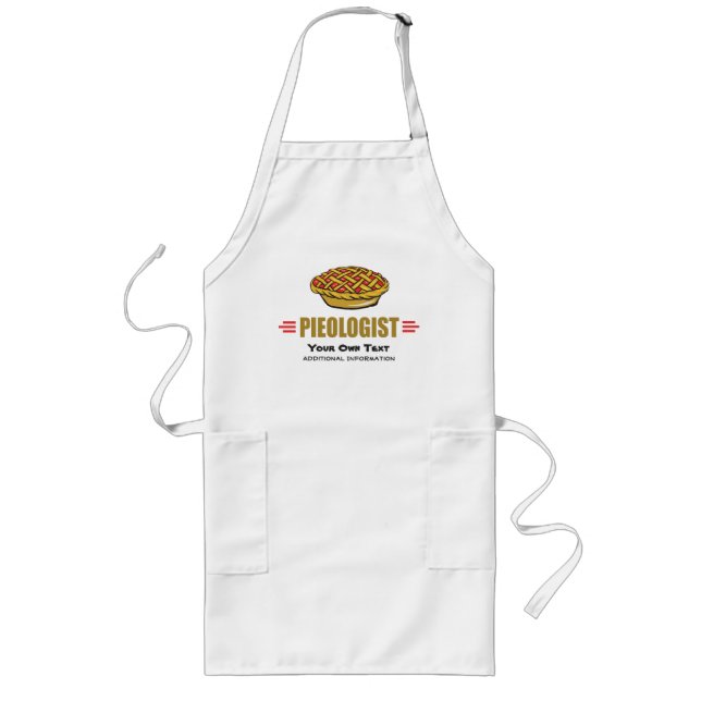 Pieologist - Funny Pie Long Apron (Front)