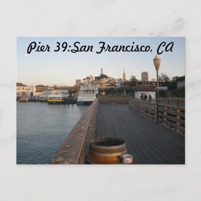 Pier 39:San Francisco,CA Postcard (Front)