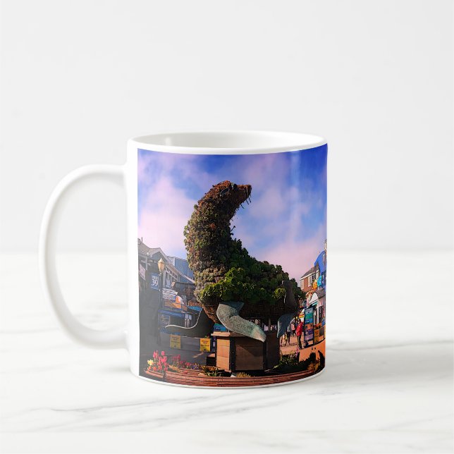 Pier 39 Sea Lion Statue #2 Mug (Left)