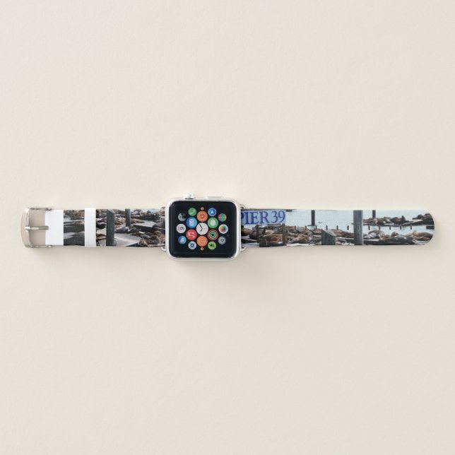 Pier 39 Sea Lions Apple Watch Band (Front)