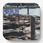 Pier 39 Sea Lions Paper Plates
