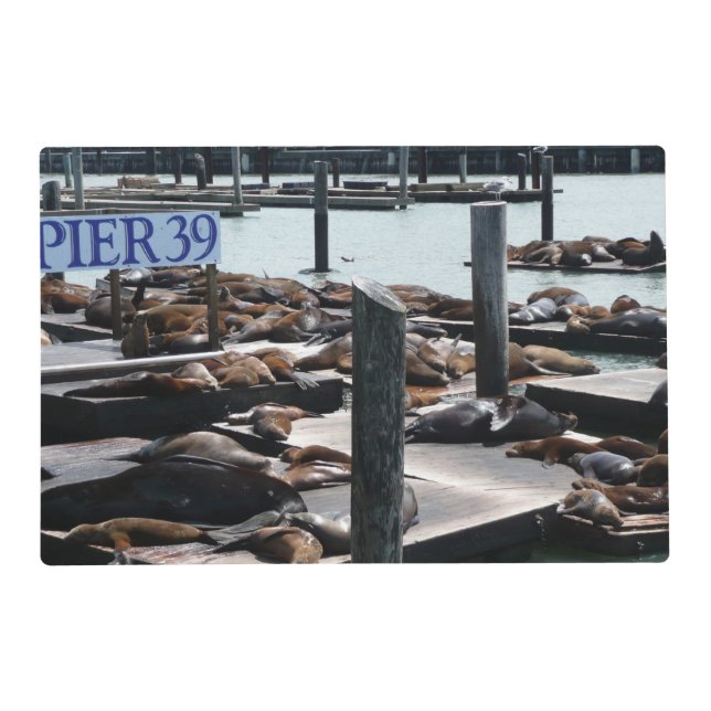 Pier 39 Sea Lions Placemat (Front)