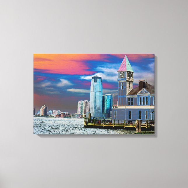 Pier A Lower Manhattan New York City USA Poster Canvas Print (Front)