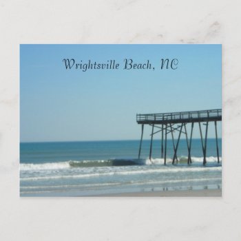 Pier And Beach Postcard by tmurray13 at Zazzle