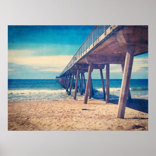 Pier at Hermosa Beach Poster