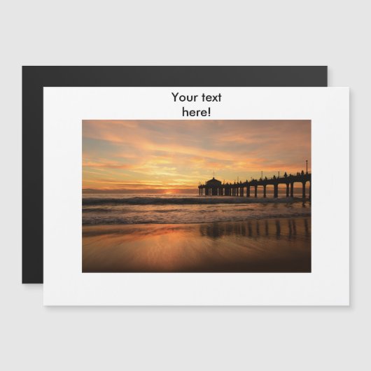 Pier beach sunset (Front/Back)