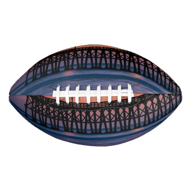Pier beach sunset football (Front)