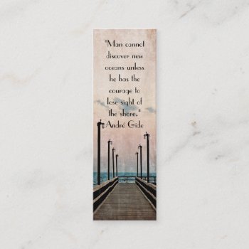 Pier Bookmark Mini Business Card by jonicool at Zazzle