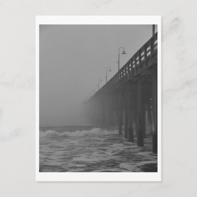 Pier fog-2 postcard (Front)