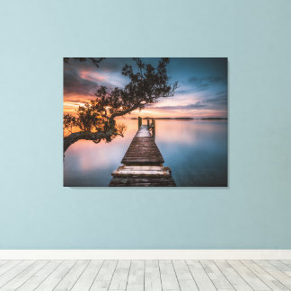 Pier for piers of Waiheke collection  Canvas Print