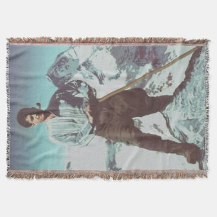 Pier Giorgio Frassati Mountaineer of the Spirit Throw Blanket