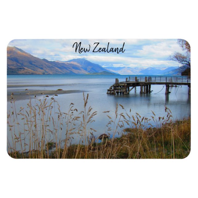pier glenorchy nz magnet (Horizontal)