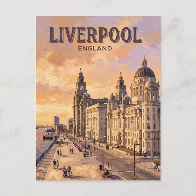 Pier Head England Postcard (Front)