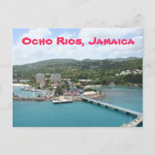 Pier of Ocho Rios Jamaica Postcard