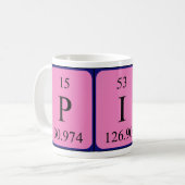 Pier periodic table name mug (Front Left)