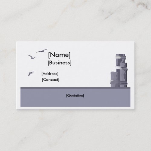 Pier Piling Business Card