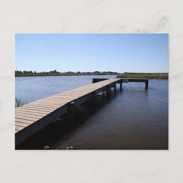 Pier, Salt Marsh, Nantucket Island Postcard (Front)